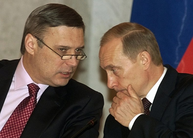 Vladimir Putin and Mikhail Kasyanov