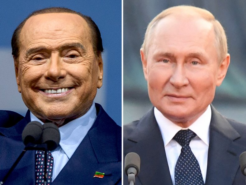  Silvio Berlusconi and Vladimir Putin 