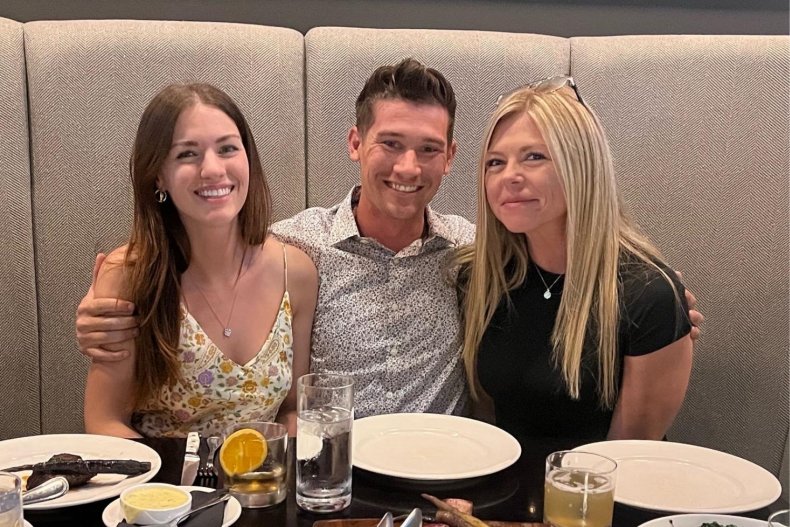 "We were monogamy for three years, now we're three" Alana, Kevin and Megan on a date
