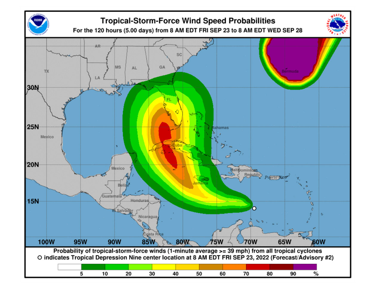 Tropical Depression 9 Path: Track as DeSantis Warns Florida of Hurricane