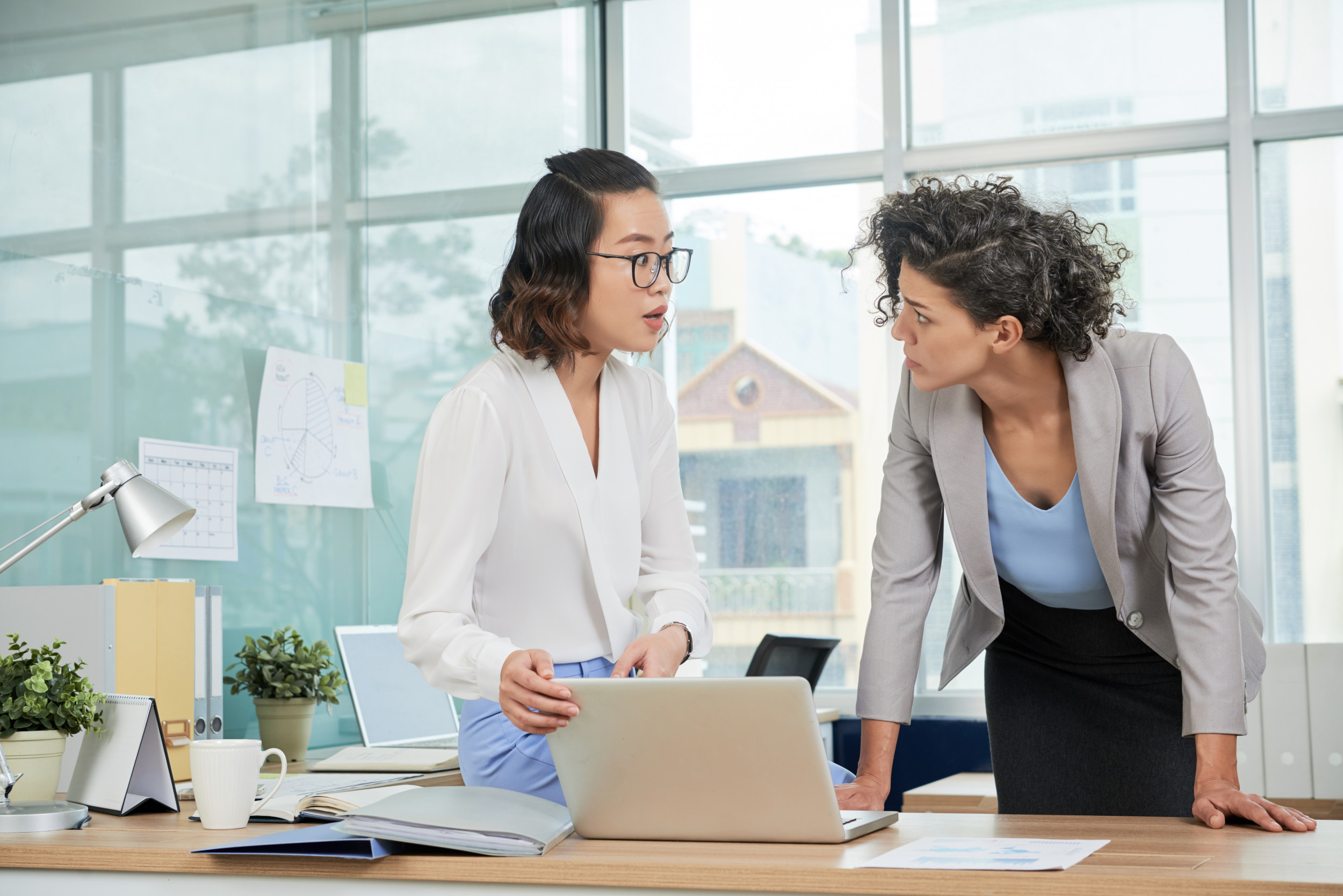 Girl Excluding Coworker From Sharing Group Lunch Has Web Torn