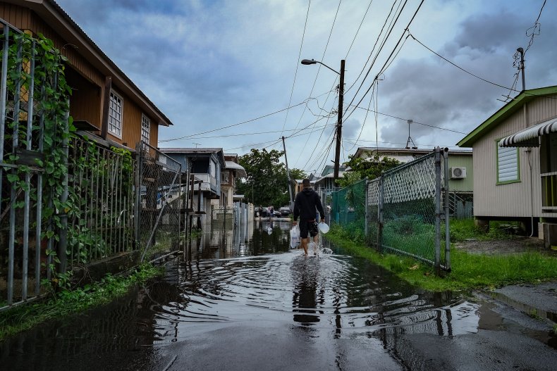 Hurricane Fiona flooding in Catano Puerto Rico