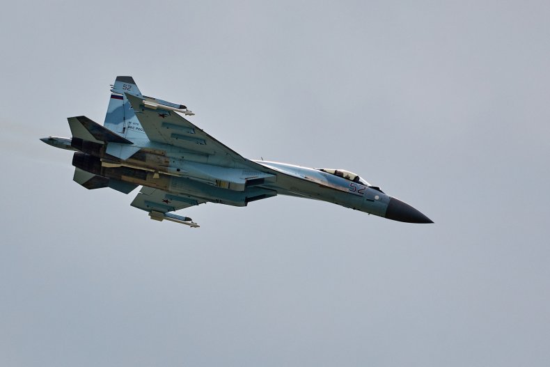 A photo of a Sukhoi Su-57