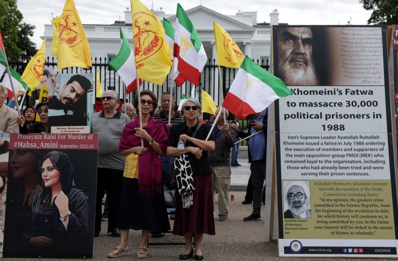 Iran protest at White House