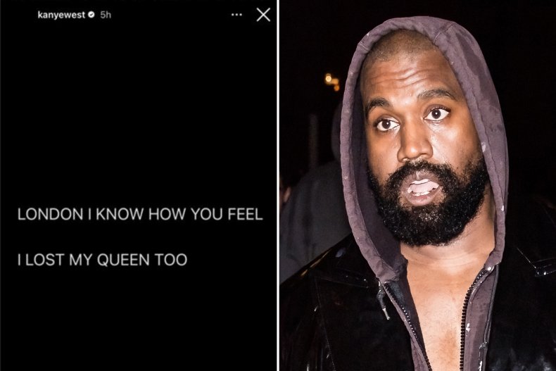 Kanye West missing his "queen"