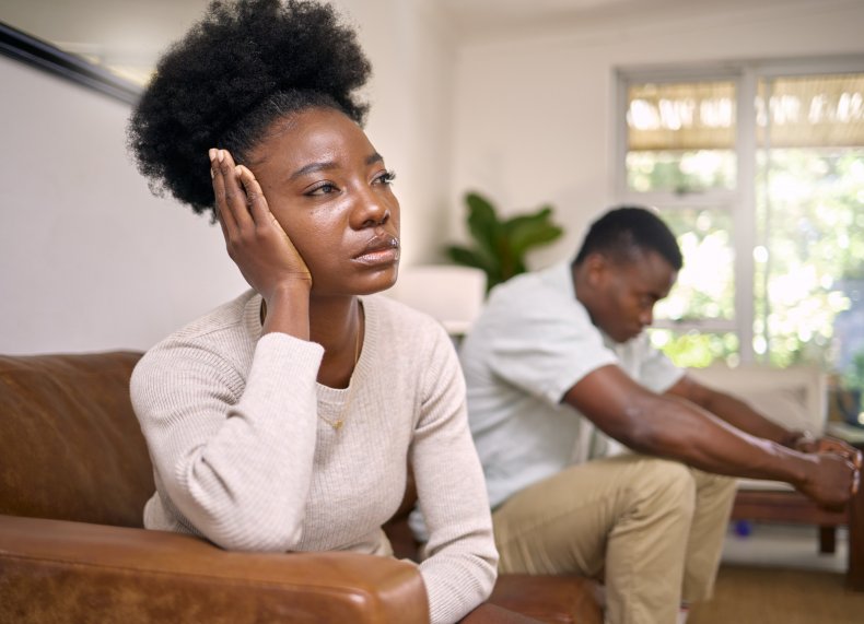 Arguing couple