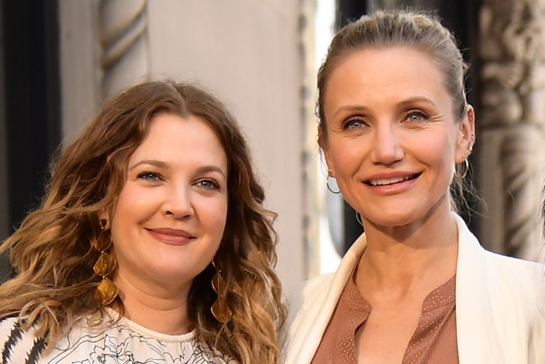 Drew Barrymore and close friend Cameron Diaz