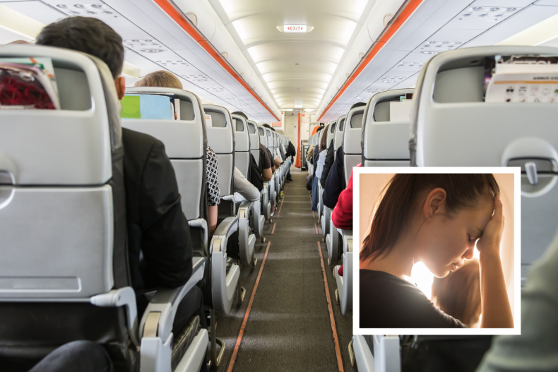 Flight and angry passenger