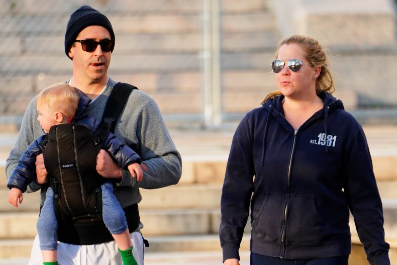 Amy Schumer and her husband, Chris Fischer