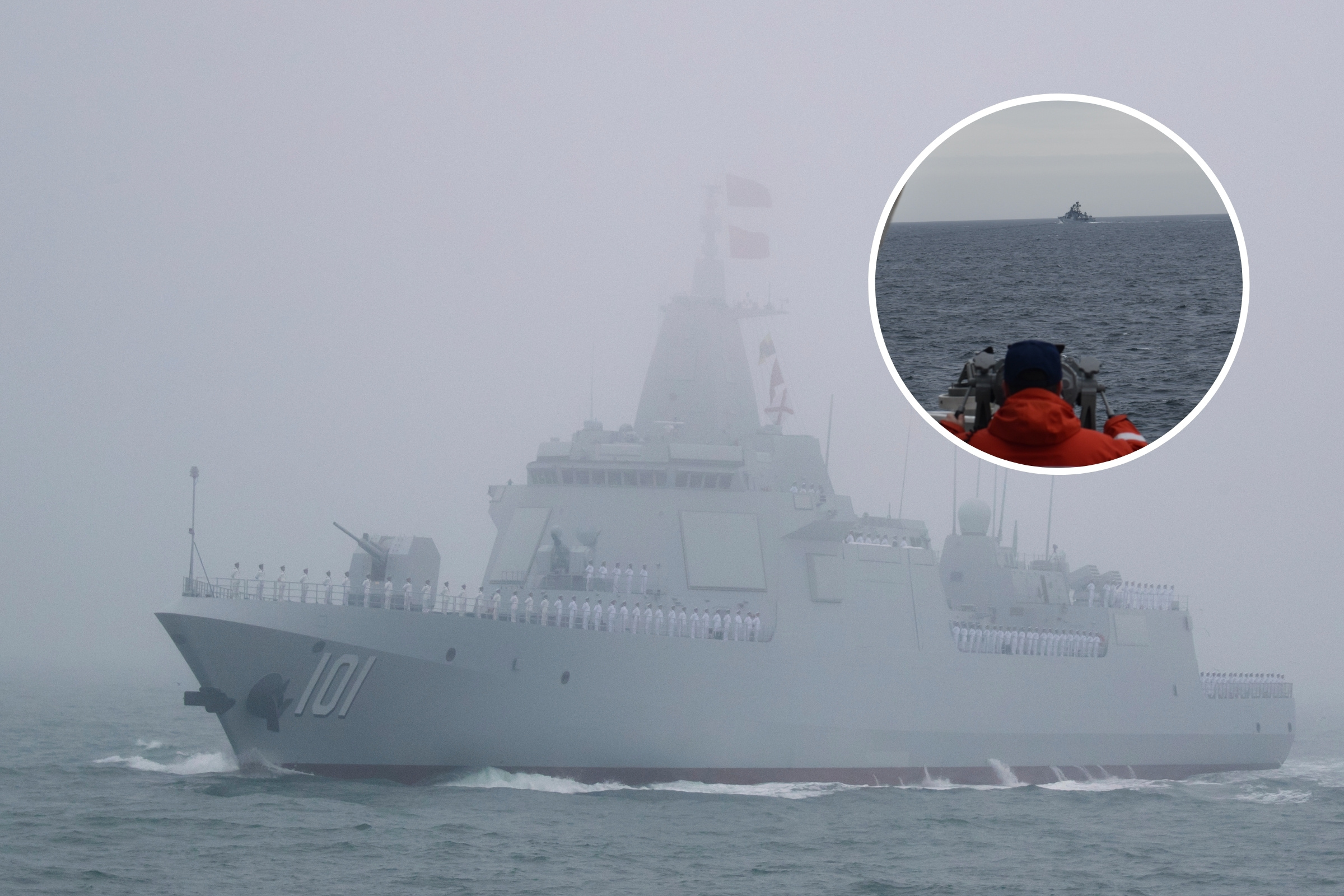 Russian and Chinese Navy Ships Spotted Less Than 100 Miles off U.S. Coast