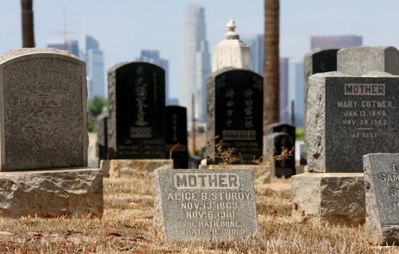 Tombstones Evergreen Cemetery
