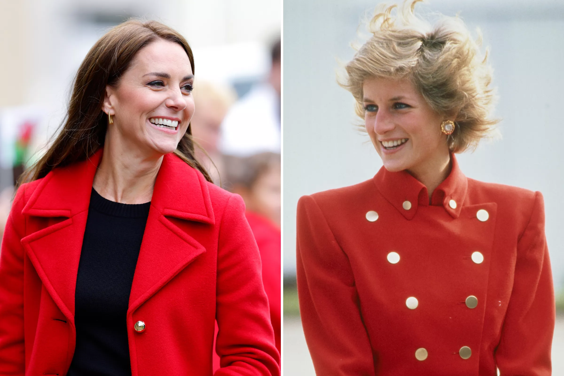 Kate Wears Red Coat With Subtle Nod to Princess Diana's Blood Family - Vimarsana News