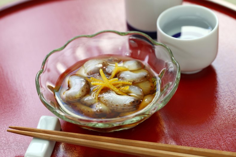 iguaria japonesa da sopa namako