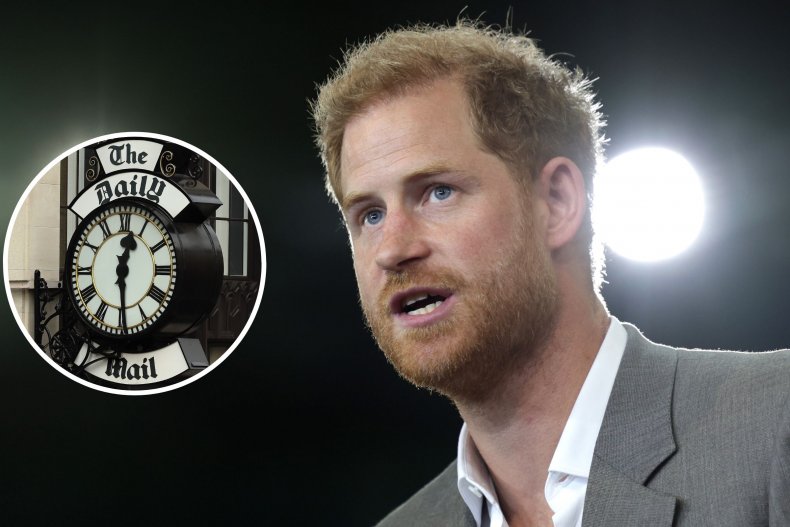 Prince Harry and Daily Mail PM