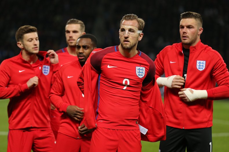 England Team Preparing For Germany Match