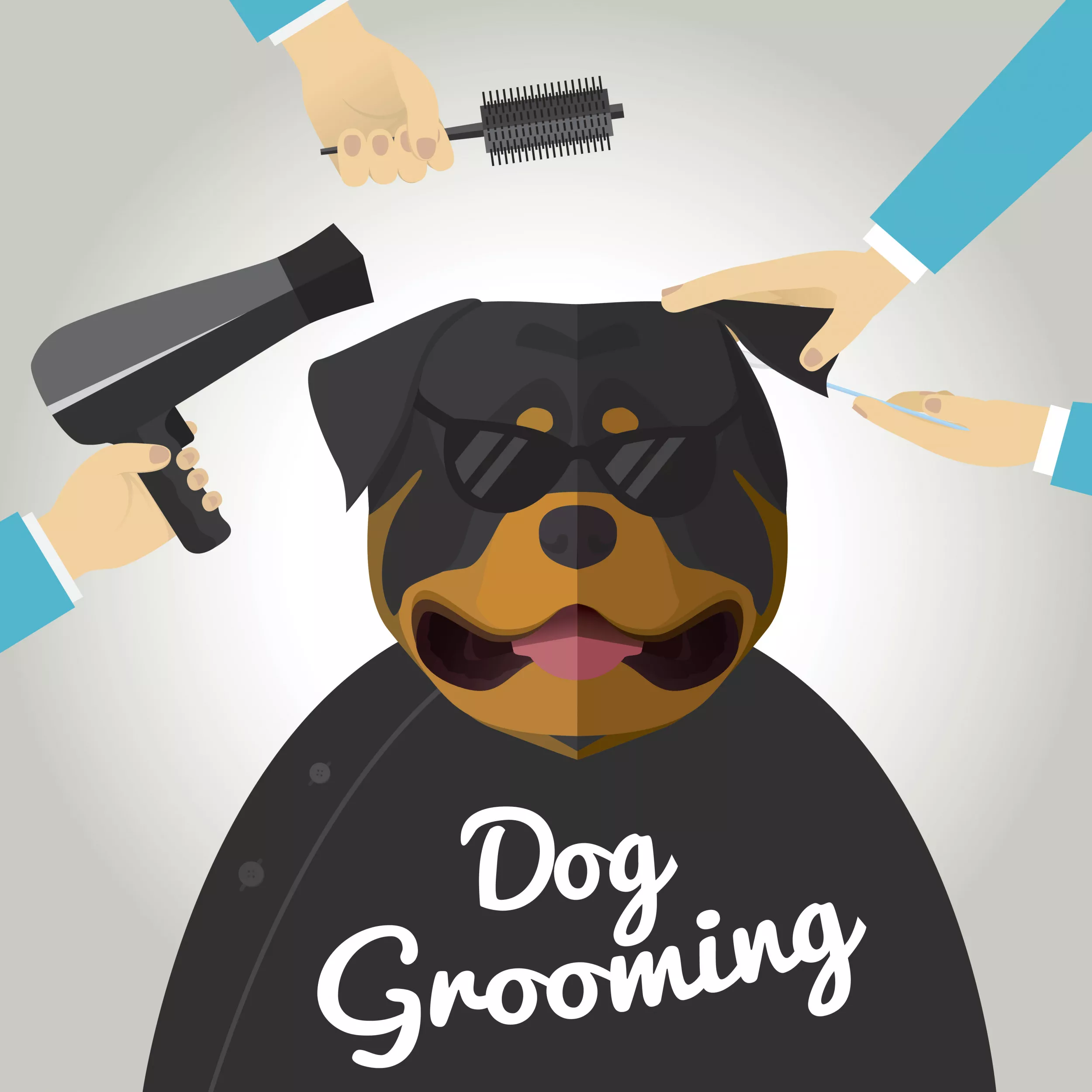 Rottweiler's Single Condition to Let Owner Blow Dry Him Melts Hearts - Vimarsana News