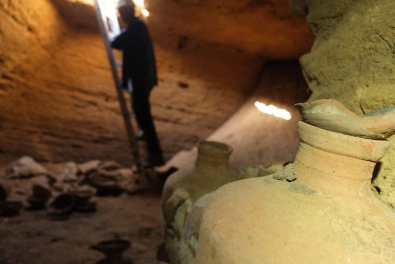 Burial cave