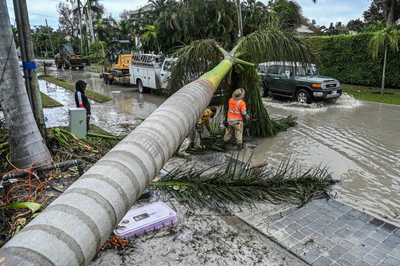Hurricane Ian cleanup in Naples, Florida