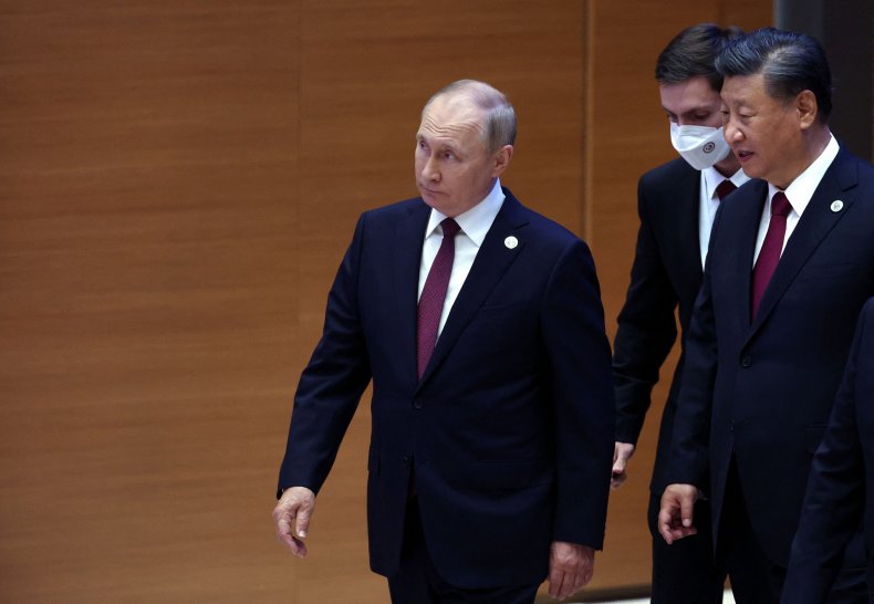 Vladimir Putin and Xi Jinping