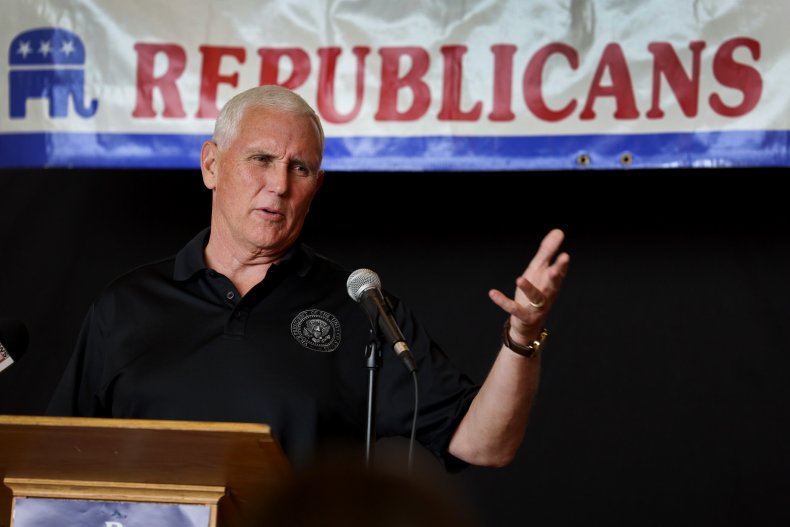 Mike Pence Speaks to Republicans in Iowa