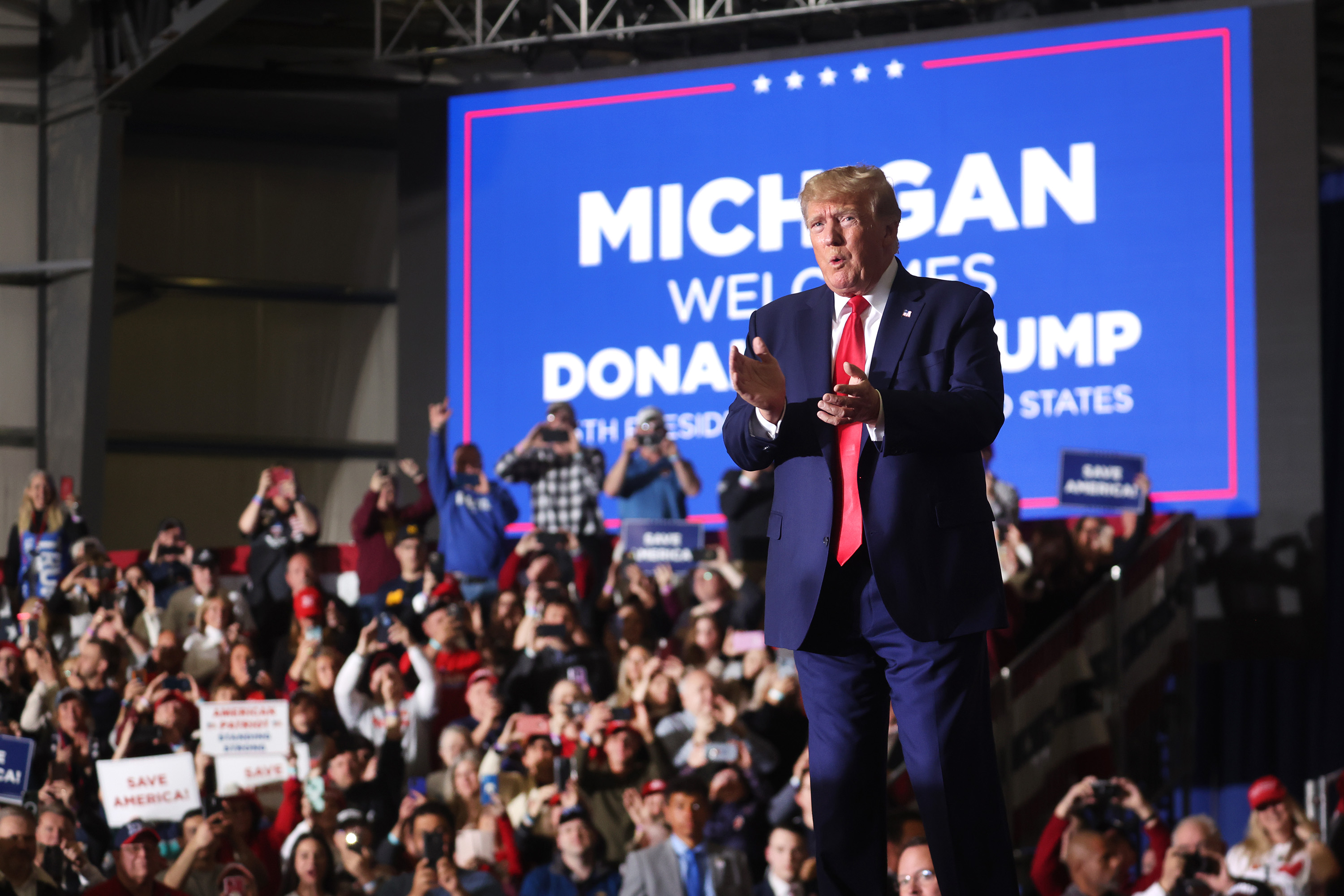 How to Watch Donald Trump's Michigan Rally With Tudor Dixon Newsweek