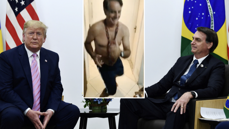 Bolsonaro Posts Shirtless Dance Video Before Election