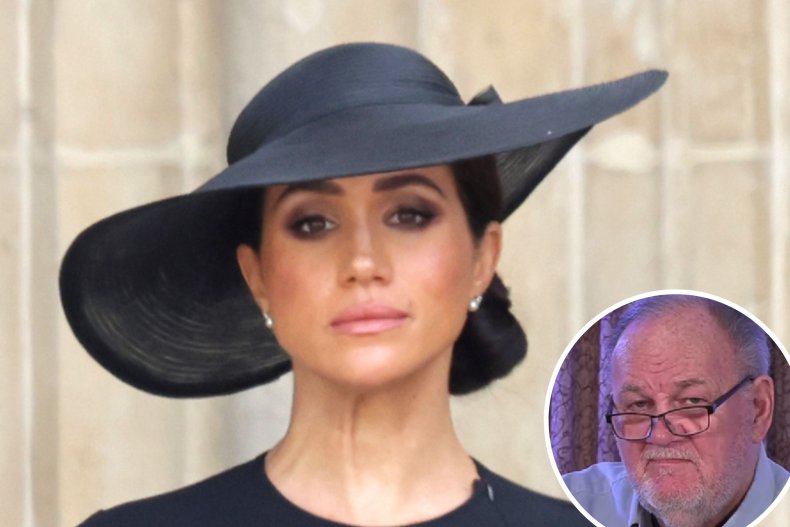Meghan at Queen's Funeral and Thomas Markle