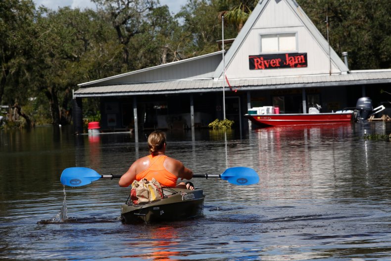 Peace River Flooding Arcadia Florida