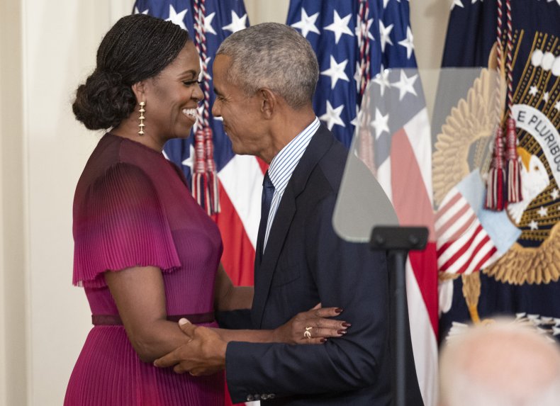 Obama, Michelle, Barack, Anniversary