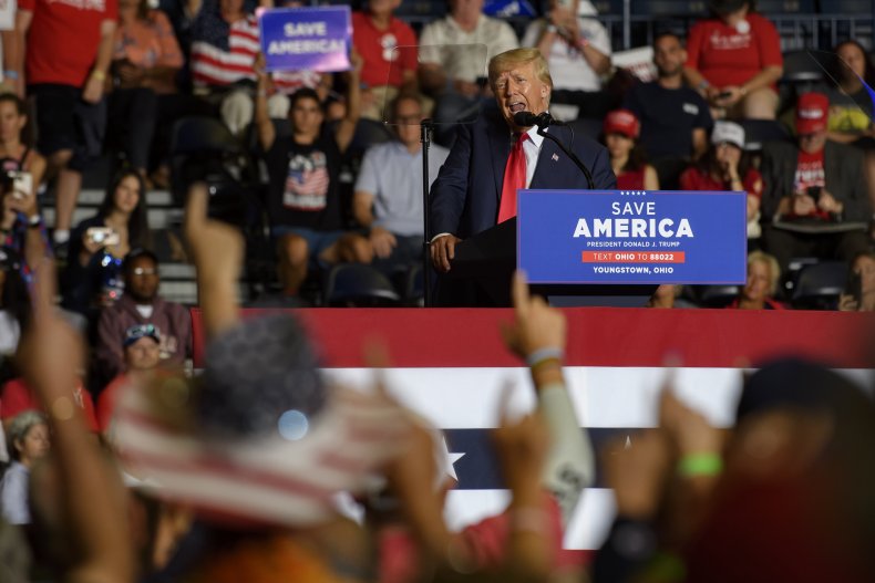 Donald Trump Holds Rally With Ohio Candidates 