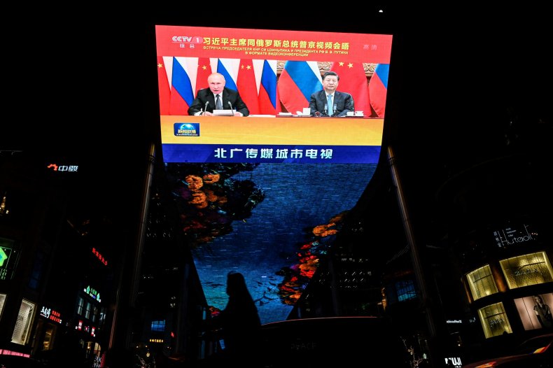 Filmato dell'incontro Putin-Xi a Pechino CINA