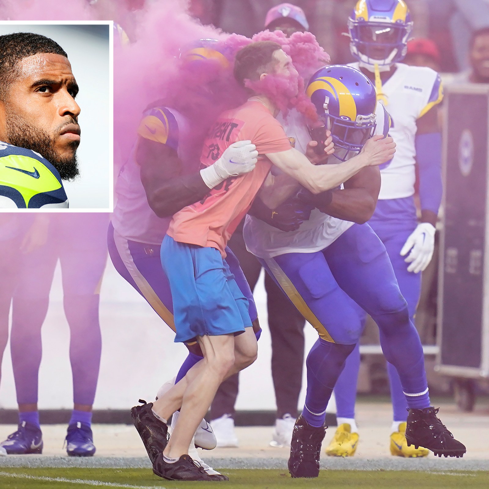 Video of Rams' Bobby Wagner Tackling Fan Viewed Over 6 Million Times