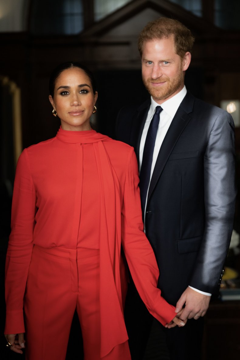 Harry and Meghan Pose for Misan Harriman