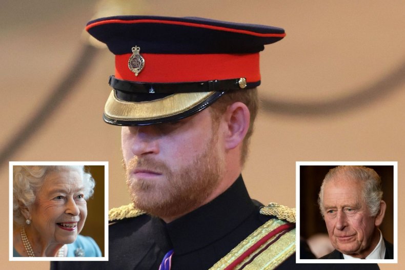 Prince Harry in Uniform For the Queen