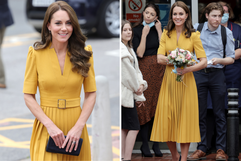 Kate Princess of Wales In Yellow Dress