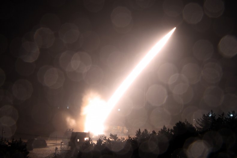 US, and, South, Korea, fire, missiles, sea