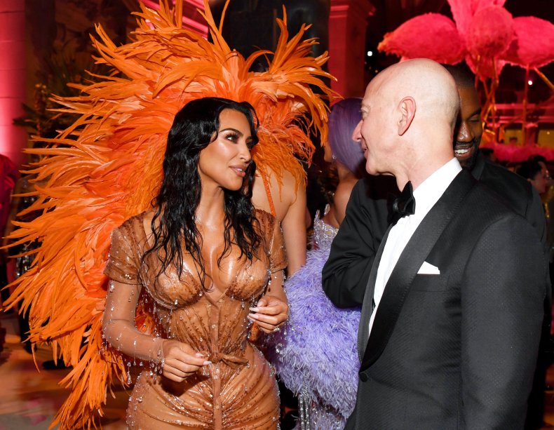 Kim Kardashian, Jeff Bezos