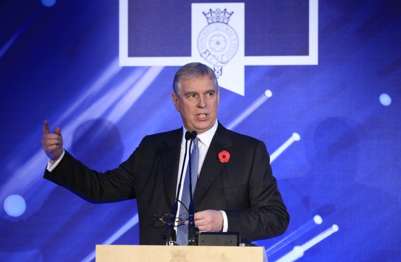 Prince Andrew Pitch@Palace Event