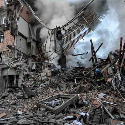 Zaporizhzhia Destruction Missile Attack Zaporizhzhia Destruction Missile Attack