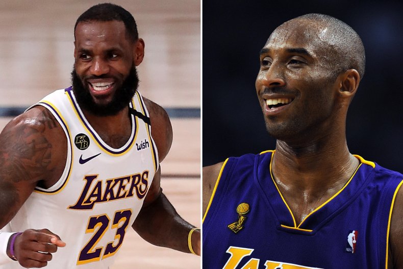 Lebron James and Kobe Bryant