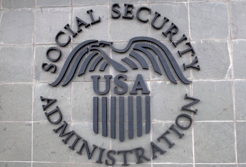 El logo de la Seguridad Social de EE.UU. 