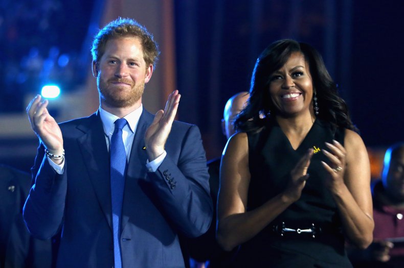 Príncipe Harry y Michelle Obama Juegos Invictus