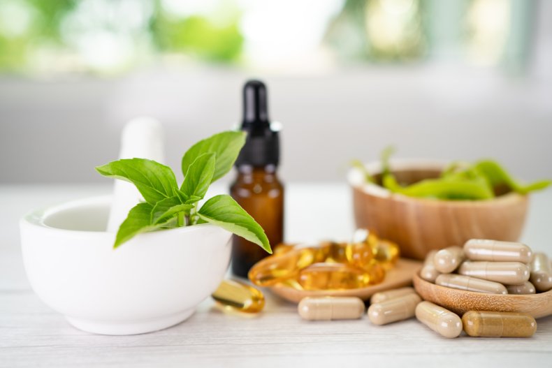 A selection of dietary supplements