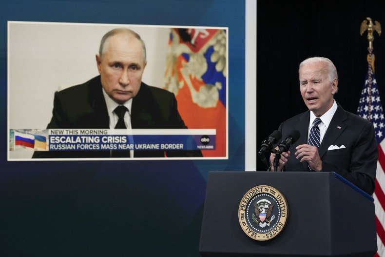 Joe Biden sobre Vladimir Putin "Amenaza"