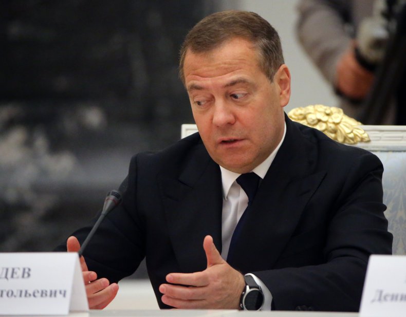 El vicepresidente del Consejo de Seguridad de Rusia, Dmitry Medvedev 