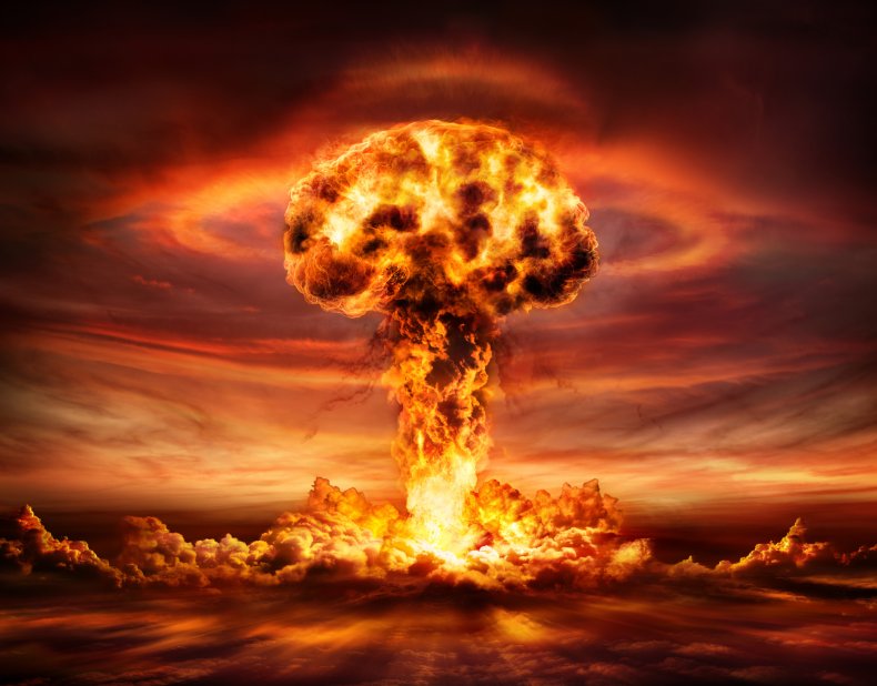nube de hongo explosión nuclear