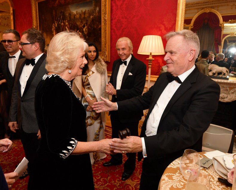 Jeffrey Archer und Königin Camilla