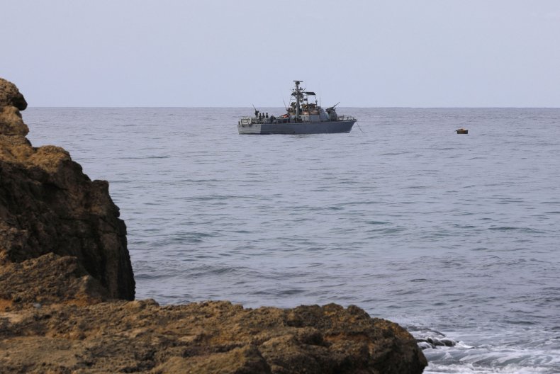 An Israeli Navy vessel 