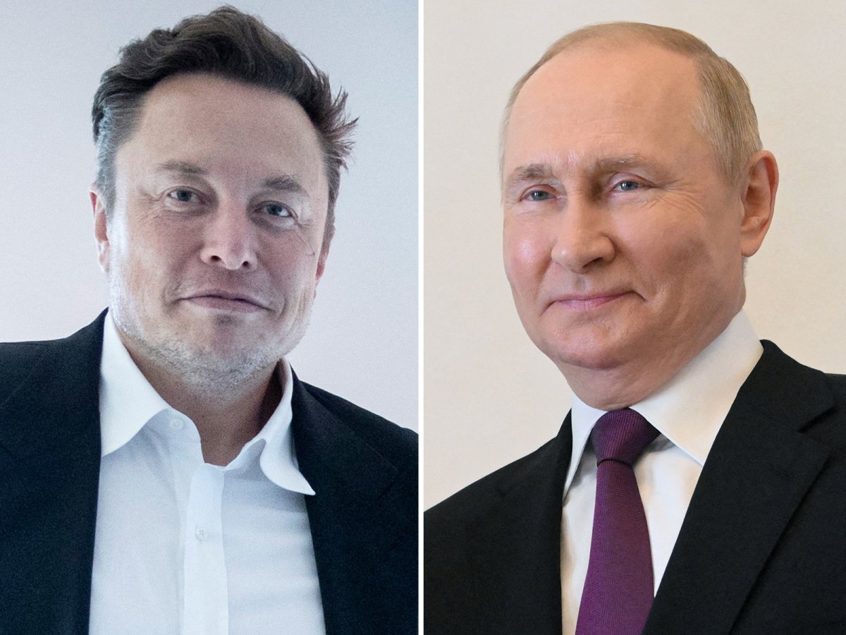 Composite Musk and Putin 