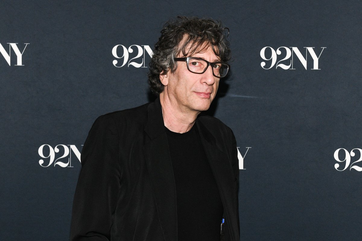 Neil Gaiman pictured in New York City